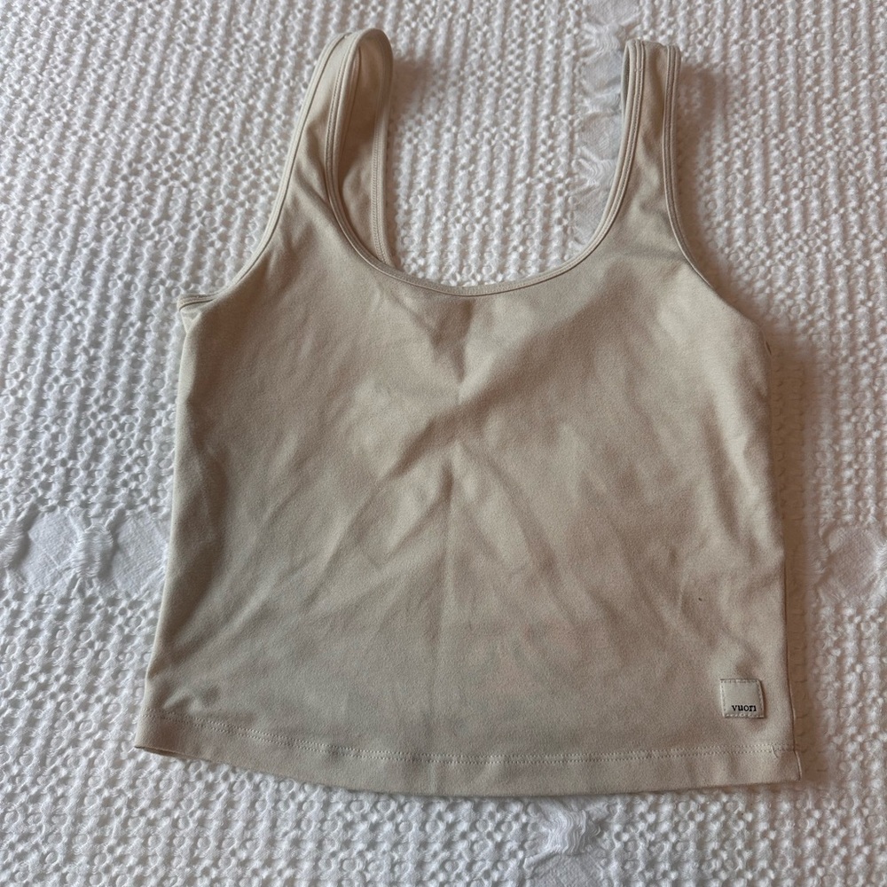 Vuori Halo Tank Top Cream Small